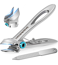 2026 Toenail Clippers for Seniors Thick Toenails, Angled Head Large Toe Nail Clippers for Thick Nails for Men, Heavy Duty Ingrown Toenail Clippers with Wide Jaw, Slanted Nail clippers with Long Handle