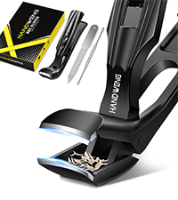 2026 Toenail Clippers for Seniors Thick Toenails, Angled Head Large Toe Nail Clippers for Thick Nails for Men, Heavy Duty Ingrown Toenail Clippers with Wide Jaw, Slanted Nail clippers with Long Handle