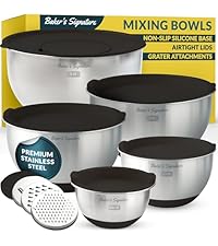 Baker’s Signature Stainless Steel Cookie Sheet Pan, Stainless Steel Baking Sheet Set of 3, Mirror Finish, Non-Stick, Rust Resistant, BPA Free, Dishwasher Safe, 9/12/16 Inch