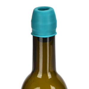 6 Pack Silicone Wine Stopper, Wine Stoppers for Wine Bottles, Wine Seal Stopper Can Be Reused to Keep Wine Fresh, by Brusoon (Multicolor)