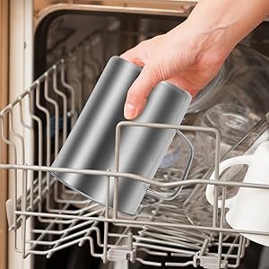 Kichwit Large Stainless Steel Measuring Cup, Liquid Metal Measuring Cup with Handle, 34oz / 1000ml / 4 Cups