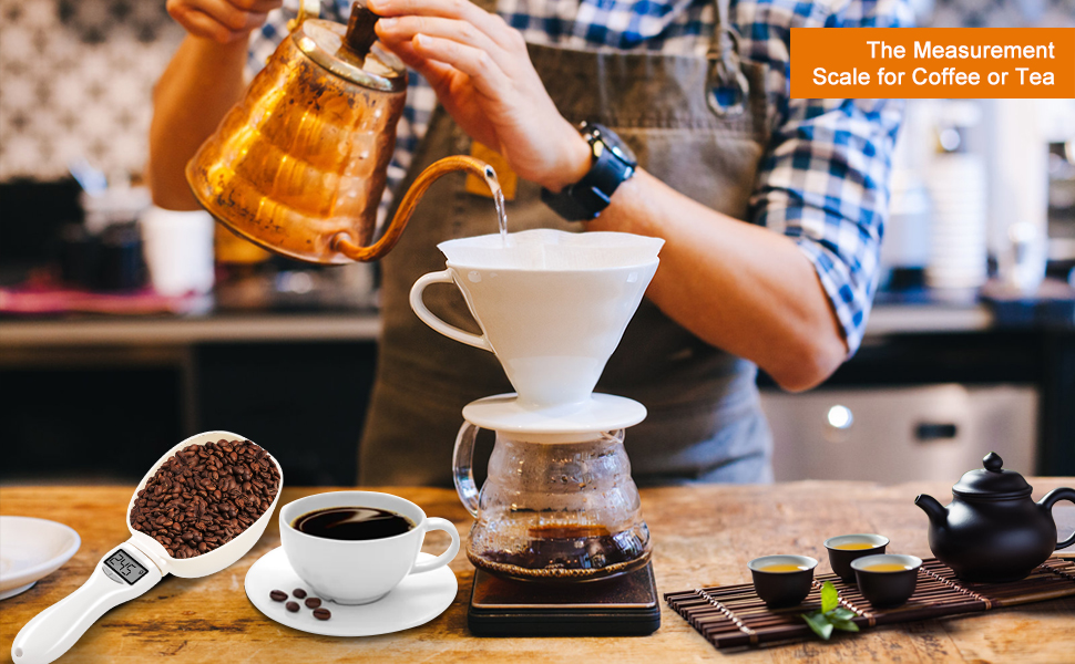 Digital Measuring Spoon, Weighing Food Measuring Scoop Scale, LCD Electronic Food Scale for Kitchen Gadget, Baking Cooking Coffee, Pet Dog Cat Food, High Precision Grams Measuring Cup, Easter Gifts