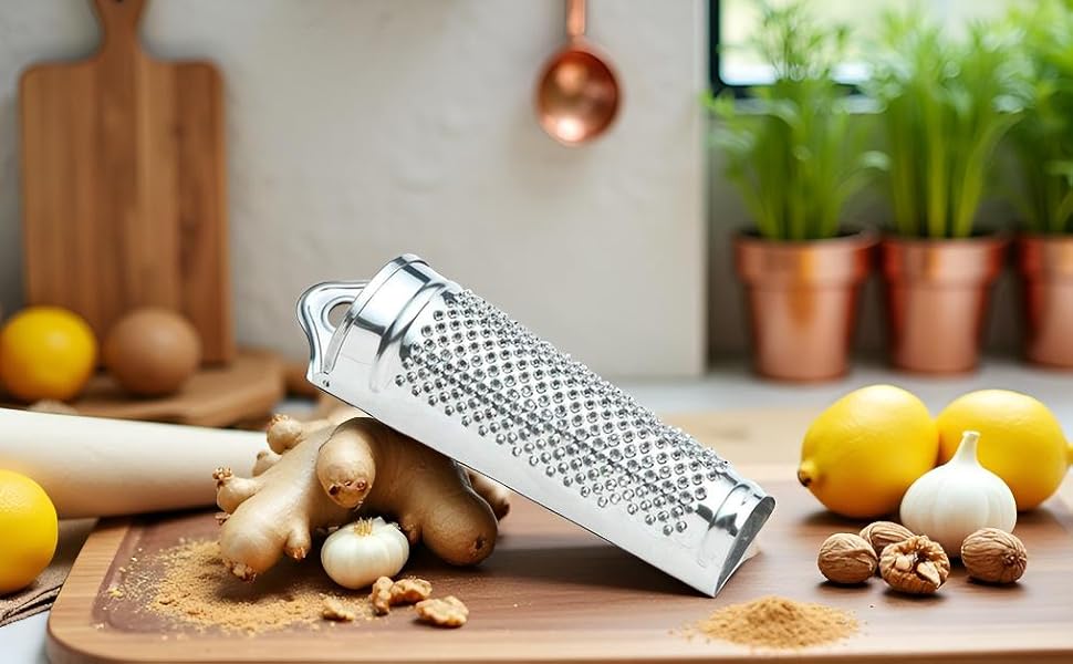 Multifunctional Kitchen Stainless Steel Ginger Garlic Nutmeg Grater, Nut Walnut Lemon Hand Planer Tool Lemon Zester, Kitchen Tool
