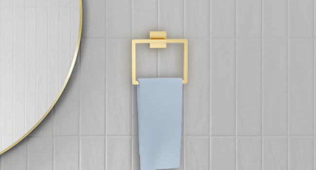 Brushed Gold Towel Bar Set 5 Pieces Bathroom Hardware Accessories Set,Upgraded Toilet Paper Holder with Shelf,Stainless Steel Towel Holder Set for Bathroom,Wall-Mounted 23.6 in