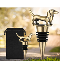 Deer Head Liquor Pourers Spout, Deer Wine Bottle Pourer and Stopper for Wine Spirits, Stag Gifts Birthday Gifts Hunting Gifts for Hunters Men Women, Bronze