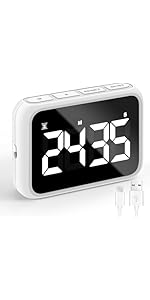 Kitchen Timers for Cooking, Chef Cooking Timer Clock with Loud Alarm,100% Mechanical Desk Timer - No Batteries Required - Magnetic Backing, Exquisite Stainless Steel Body - Countdown Reminder Magnetic