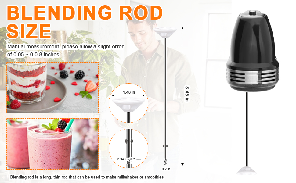 Hand Mixer Beaters Replacement for Cuisinart CHM Series, Stainless Steel Beater, Whisk, Dough Hook, Blending Rod Attachments Parts for HM-90S HM-50 HM-70 CHM-3 CHM-7PK 9 7 5 3 Mixers Blender - 6 PCS