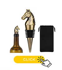 LKKCHER Dragon Head Liquor Pourers Spout for Alcohol Spirits, Dragon Gifts 2-In-1 Wine Bottle Pourer and Stopper for Men Women, Wine Accessories Gifts, Silver with Bag