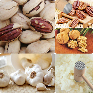 Wood Meat Hammer Double Sided Mallet Tenderizer for Steak Beef with Wooden Handle Practical Kitchen Tool Made from Wood with Aluminium Heads Ergonomically Designed Easy to Use