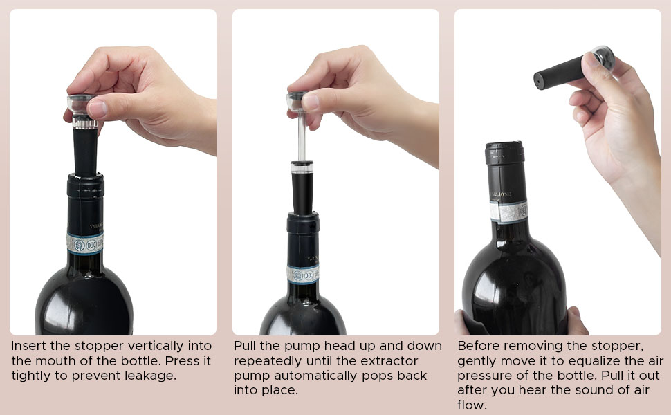 Wine Bottle Opener Gift Set, Zinc Alloy Wing Corkscrew with Vacuum Stopper & Aerator Pourer, Multifunctional Wine Corkscrew for Kitchen, Bar, Party, Camping, BBQ, Wedding, Dinner Gathering