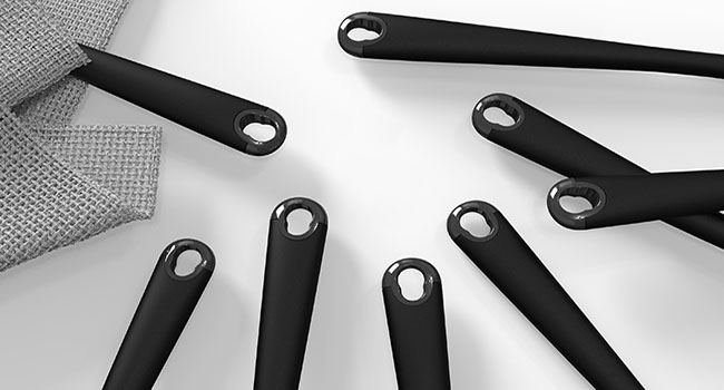 oannao Silicone Kitchen Utensils Set, 600°F Heat Resistant Silicone Cooking Utensils, Spatula, Spoon, Whisk, Tongs, Kitchen Gadgets Sets for Nonstick Cookware, Dishwasher Safe BPA Free (Black)