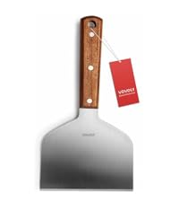 Vovoly Multipurpose Bench Scraper Kitchen Utensil for Flat Top Griddle, Dough Scraper Cutter for Bread and Pizza Cutter - Stainless Steel Metal Griddle Scraper Chopper
