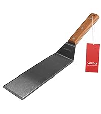 Vovoly Multipurpose Bench Scraper Kitchen Utensil for Flat Top Griddle, Dough Scraper Cutter for Bread and Pizza Cutter - Stainless Steel Metal Griddle Scraper Chopper