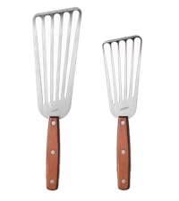 Vovoly Multipurpose Bench Scraper Kitchen Utensil for Flat Top Griddle, Dough Scraper Cutter for Bread and Pizza Cutter - Stainless Steel Metal Griddle Scraper Chopper