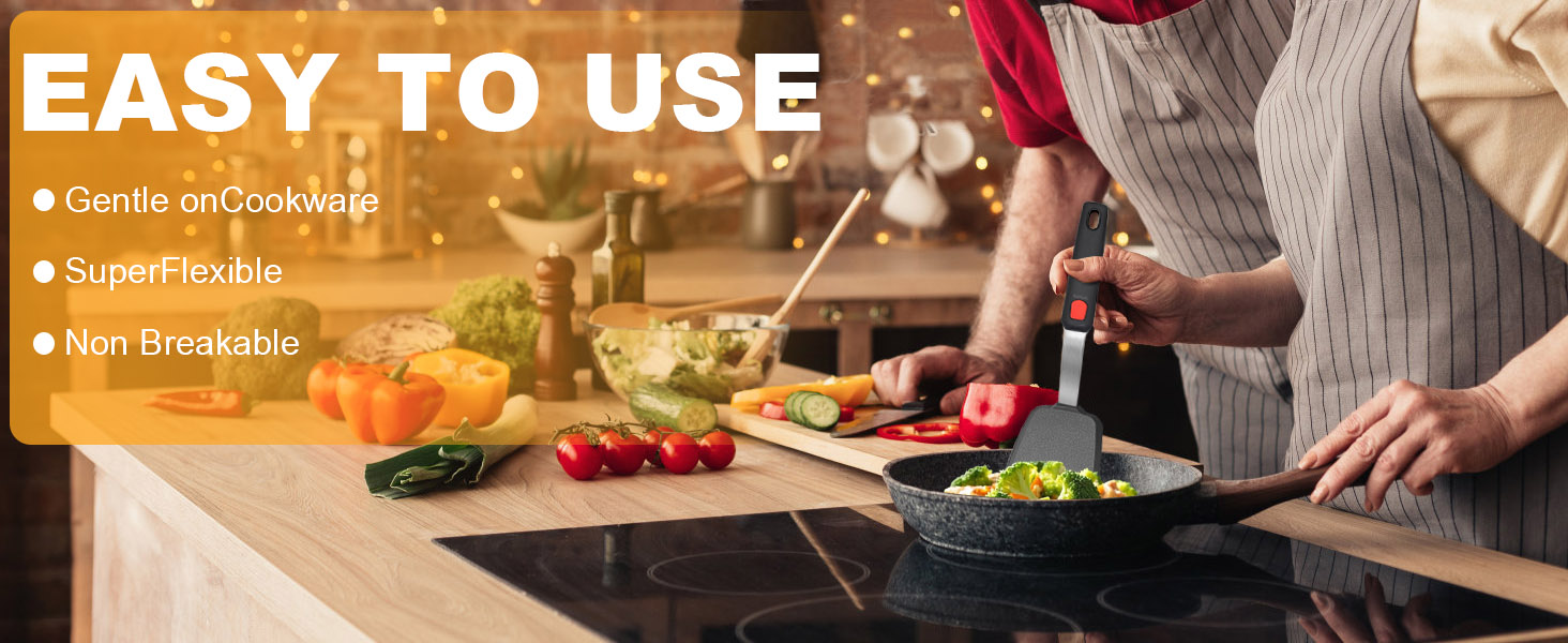 Mixed 5 Piece Silicone Spatula Set, 600F Heat-Resistant No-Melt Rubber Spatula Handle and Blade - Kitchen Cooking Utensils for Nonstick Cookware, Spatula Turner for Egg,Pancake,Burger- Dishwasher Safe