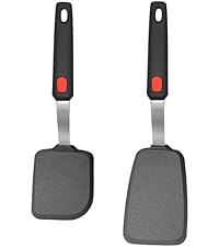 Mixed 5 Piece Silicone Spatula Set, 600F Heat-Resistant No-Melt Rubber Spatula Handle and Blade - Kitchen Cooking Utensils for Nonstick Cookware, Spatula Turner for Egg,Pancake,Burger- Dishwasher Safe