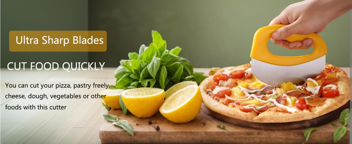 Pizza Cutter – Stainless Steel Pizza Slicer with Blade Cover, Sharp & Ergonomic Kitchen Tool for Slices – Classic Pizza Knife for Pizza Lovers & Home Chefs​​