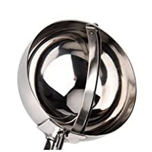 Cookie Scoop Set, 3Pcs Ice Cream Scoop, Cookie Scoops for Baking Set of 3, 18/8 Stainless Steel Cookie Scooper for Baking, Ice Cream Scooper with Trigger Release, Red Soft Grip Cookie Dough Scoop