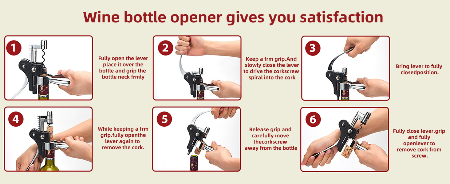 Wine Opener, Rabbit Corkscrew with Elegant Wooden Box, Premium 9-Piece Set, Includes Wine Stopper, Foil Cutter, Aerator, Quick and Easy Cork Extraction for Wine Lovers, Bronze