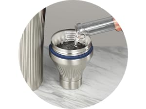 Elevated Craft Diamond Edition Hybrid Cocktail Shaker Set - Premium Vacuum Insulated Stainless Steel, 28 oz, Includes Built-in Strainer, Precise Measuring Top & XL Polishing Cloth - Martini Shaker