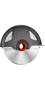 Commercial Can Opener, UHIYEE Hand Crank Can Opener Manual Heavy Duty with Comfortable Extra-long Handles, Oversized Knob, Large Handheld Can Open Easy for Big Cans, Black