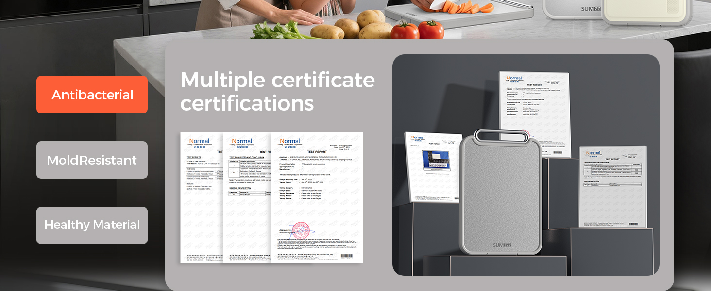 Stainless Steel Cutting Board for Kitchen, 2-in-1 Double-Sided Chopping Board, Food Grade Stainless Steel/PP, Easy to Clean, Large Size, Non-Slip, 16”×11”