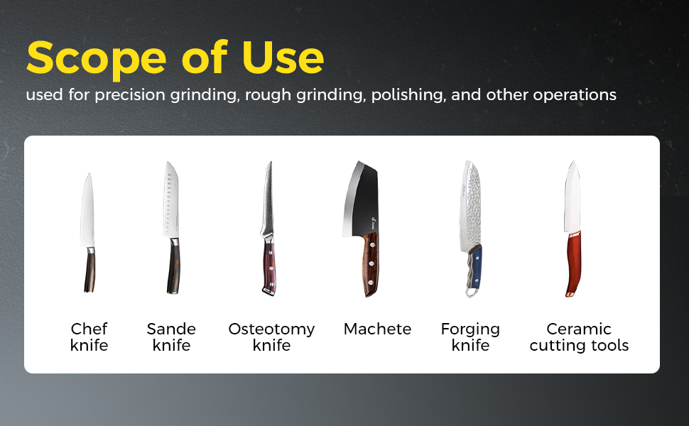 Electric Knife Sharpener for Kitchen - 3-Stage with 100% Diamond Abrasives & 15° Precision Angle Guide - Fast Repair & Polish, Profesional with Magnetic Dust Box