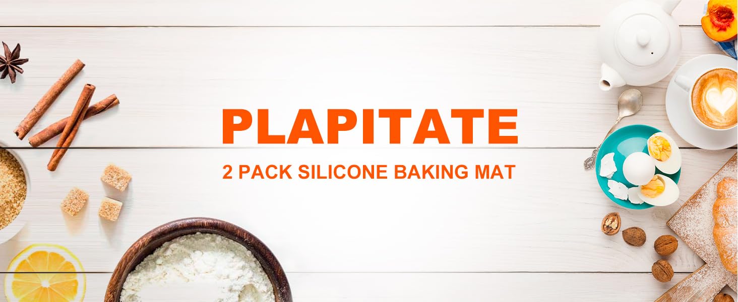 Silicone Bread Sling for Dutch Oven Liner, Non Stick 2 PCS, Easy Clean Reusable Silicone Baking Mat with Long Handles, Easy to Transfer Sourdough Bread, Orange