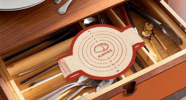 Silicone Bread Sling Dutch Oven Liner, Non-Stick & Easy Clean Reusable Oval and Round Silicone Bread Baking Mat with Long Handles, Easy to Transfer Sourdough Bread - 2 Red Set