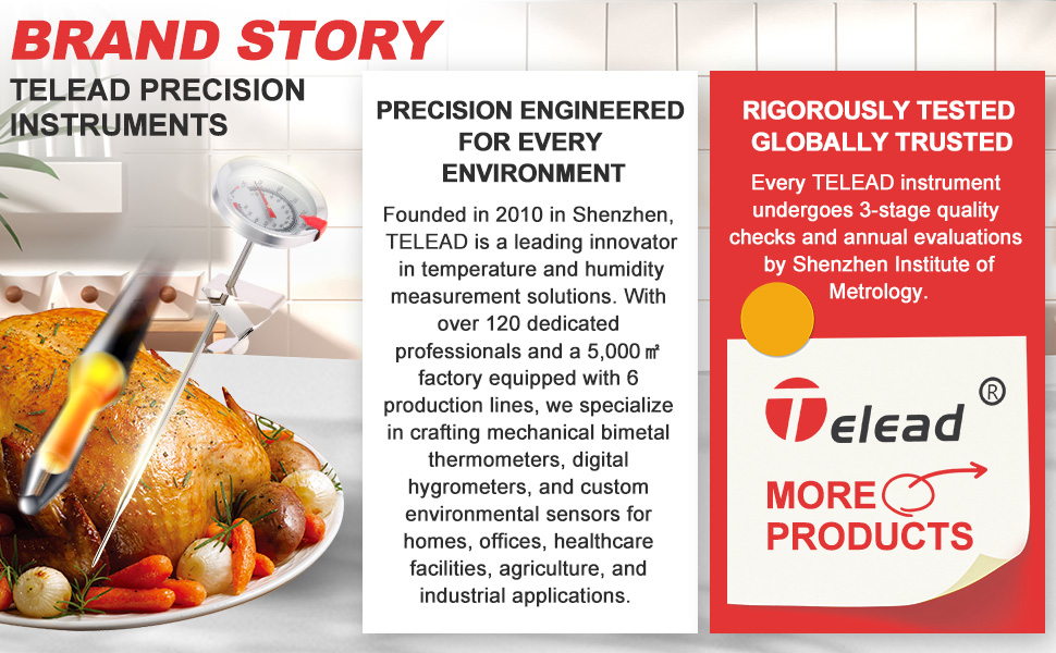 Candy Thermometer Waterproof IP67 - Oil Thermometer for Frying with Clips - 9