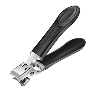 Nail Clippers for Seniors, Wide Jaw Fingernail Clippers and Angled Head Toenail Clippers for Thick Nail, Professional German Nail Clippers for Men, Women & Pregnant (Black 2)