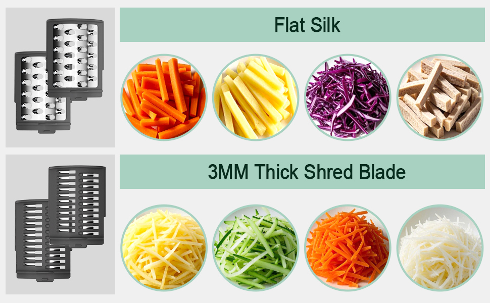 Upgraded Electric Cheese Shredder, Automatic Cheese Grater Electric with 6 Interchangeable Blades, 6 in 1 Electric Cheese Grater for Cheese, Fruits, and Vegetables