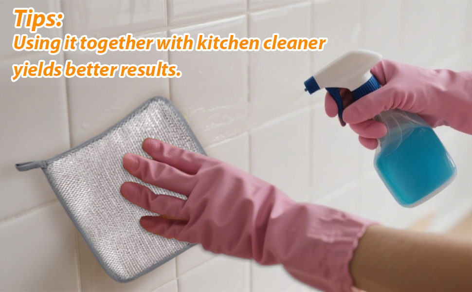 2025 New Multipurpose Wire Dishwashing Rags for Wet and Dry, Metal Scrubbing Pads Sponge Cloths Towels Clean, Non-Scratch Wire Dishcloth for Home Kitchen Dishes, Sinks (5 Pcs)