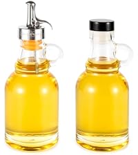 3-in-1 Liquor Bottle Pourers with Speed Spouts, Olive Oil Spout with Built-in Caps - Dishwasher Safe, Alcohol Speed Spouts - 2PCs with 2 Adapters