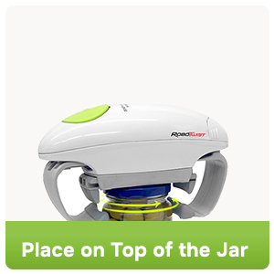 Robotwist Electric Jar Opener Top Rated for Seniors, Deluxe Model with Improved Torque, 1 Touch Automatic Easy Jar Opener for Weak Hand and Arthritis – Works on All Jar Sizes