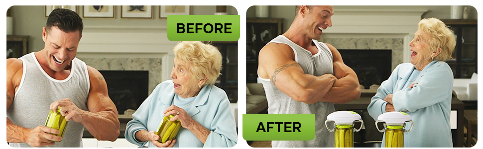 Robotwist Electric Jar Opener Top Rated for Seniors, Deluxe Model with Improved Torque, 1 Touch Automatic Easy Jar Opener for Weak Hand and Arthritis – Works on All Jar Sizes