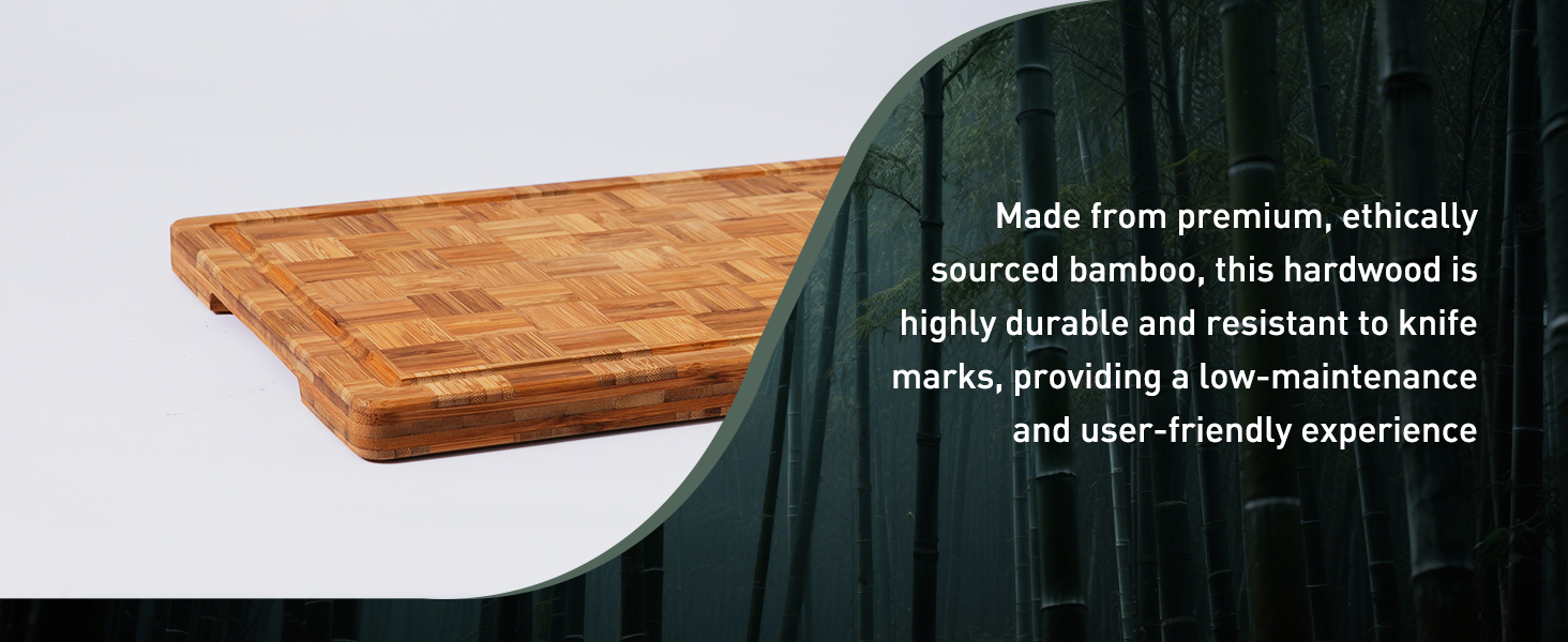 XXX Large Bamboo Cutting Board with Non Slip Feet and Over Sink Butcher Block Chopping Board Nice Solid Thick Wooden Juice Groove Huge Big XXl xlarge Best Hardwood Kitchen Counter Organic