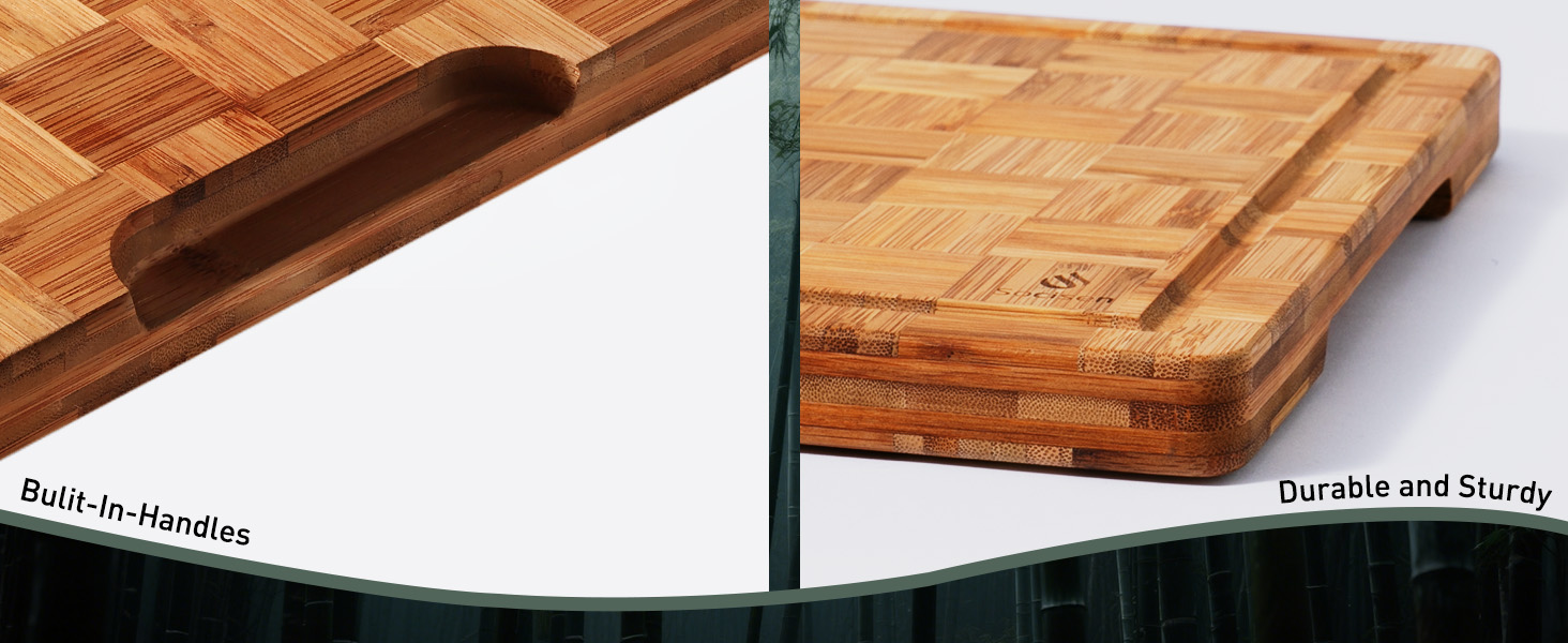 XXX Large Bamboo Cutting Board with Non Slip Feet and Over Sink Butcher Block Chopping Board Nice Solid Thick Wooden Juice Groove Huge Big XXl xlarge Best Hardwood Kitchen Counter Organic