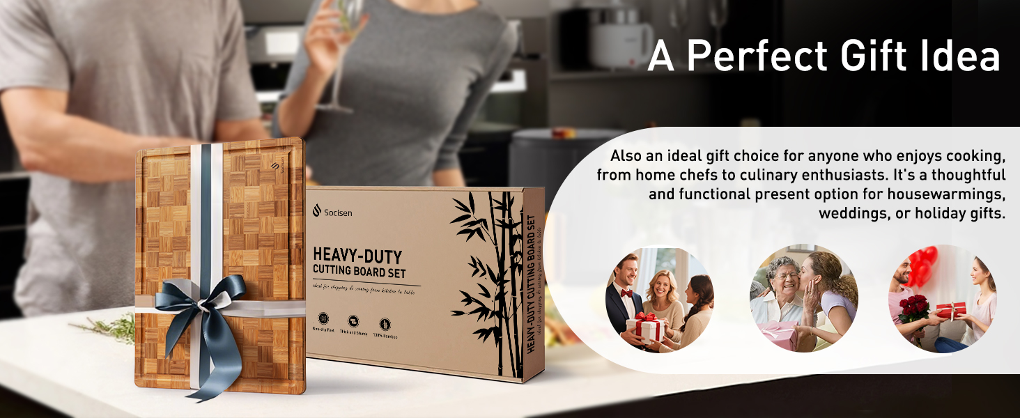 XXX Large Bamboo Cutting Board with Non Slip Feet and Over Sink Butcher Block Chopping Board Nice Solid Thick Wooden Juice Groove Huge Big XXl xlarge Best Hardwood Kitchen Counter Organic