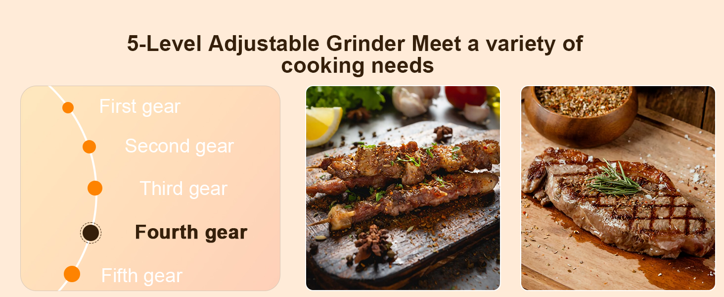 Electric Salt and Pepper Grinder Set, 2-Speed Setting, Stainless Steel Rechargeable Automatic Pepper Mill Shakers with USB Charging Base,100ml Large Capacity, External Adjustable Coarseness,LED Light