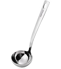 Stainless Steel 9.06 inch Spaghetti Server Spoon with Teeth - Pasta Fork Pasta Server Noodle Spoon Heavy Duty Cooking Utensils Classic Dishwasher Safe