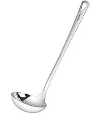 Stainless Steel 9.06 inch Spaghetti Server Spoon with Teeth - Pasta Fork Pasta Server Noodle Spoon Heavy Duty Cooking Utensils Classic Dishwasher Safe