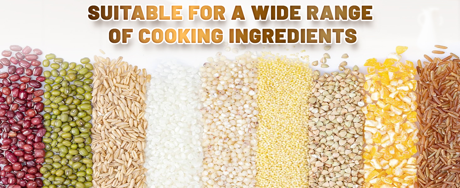 Premium Stainless Steel Measuring Cups and Spoons Set with Wood Handle, 8-Pieces Kitchen Essentials for Baking, Cooking, Coffee with Ergonomic Grip & Engraved Markings (Gold8)