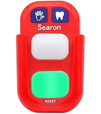 Searon Magnetic Visual Timer, Quiet Dial Timer with LED Alert, Easy Time Management for Kitchen & Kids, Compact 3.15 Inch (Blue)