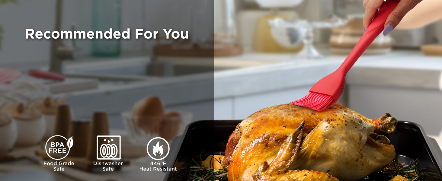 Kitchen Mama Silicone Pot Holders - Heat Resistant, Non-Slip Surface, Dual Pocket Design with Soft Cotton Lining, Safe, Durable, Stylish, Practical for Everyday Use Hot Oven, Bowl, Pan (Red)