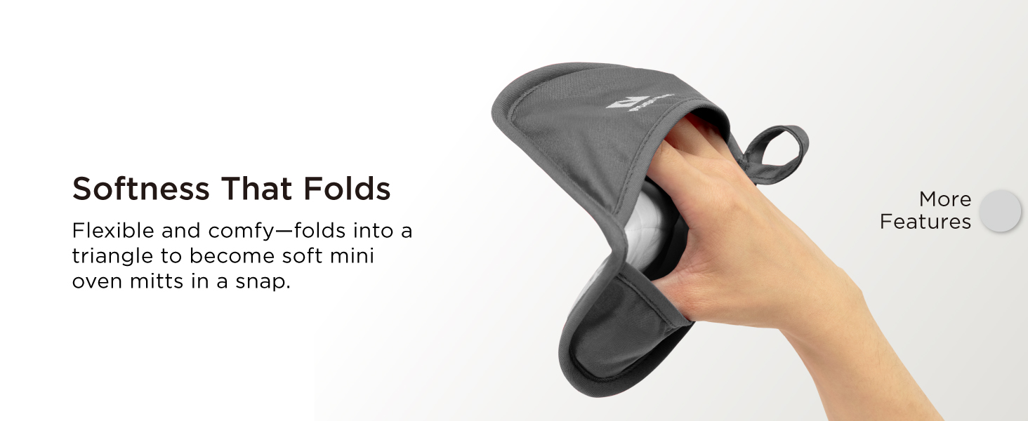 Kitchen Mama Silicone Pot Holders - Heat Resistant, Non-Slip Surface, Dual Pocket Design with Soft Cotton Lining, Safe, Durable, Stylish, Practical for Everyday Use Hot Oven, Bowl, Pan (Red)