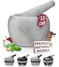 Gusto Nostro White Marble Coasters Set of 4 - Luxury Natural Stone Coasters for Drinks - Genuine Marble Kitchen Accessories, Round Artisanal Stone Coaster for Kitchen Counter, Coffee Table, Home Decor