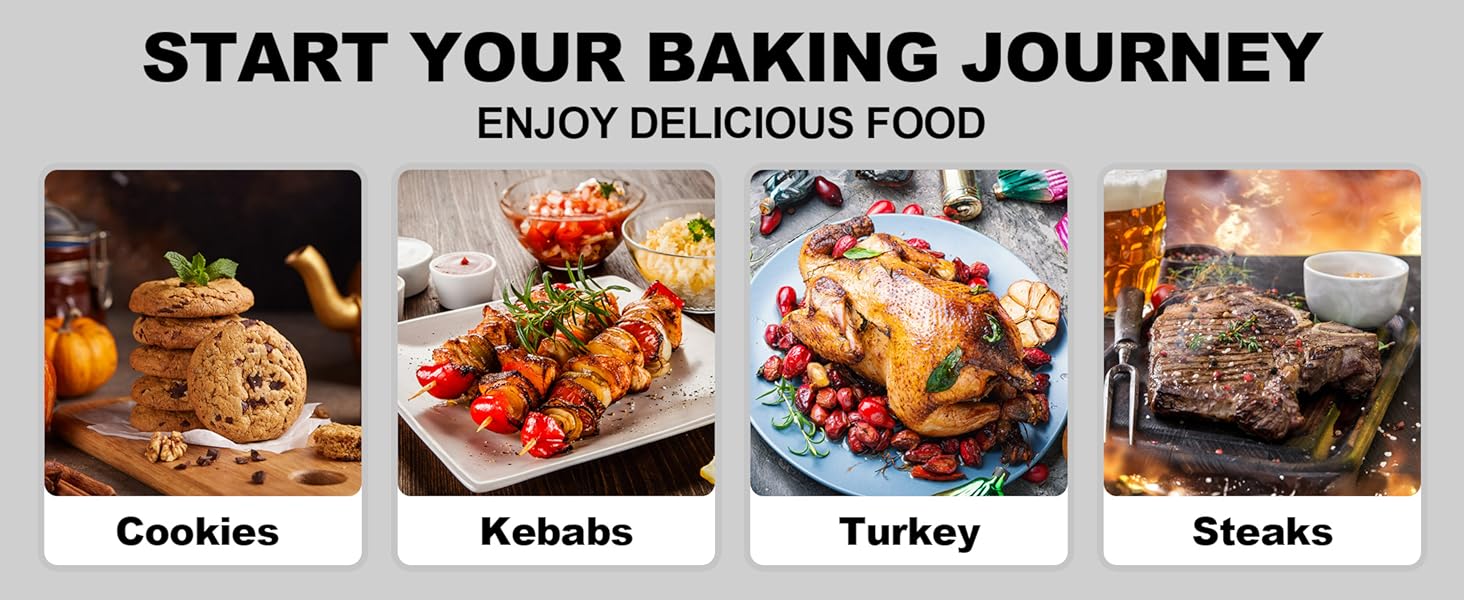 Half Sheet Pans with Rack Set, 18 Inch Commercial Quality Baking Sheet Pan Set, Natural Aluminum Cookie Sheet, Warp Resistant Nonstick Thick Cookie Tray Pans for Baking, Roasting