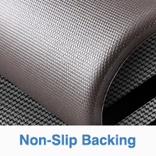 LuxStep Kitchen Mats [2 PCS] Cushioned Kitchen Rugs Anti-Fatigue Floor Comfort Mat,Non-Slip Standing Desk Mat,Waterproof Kitchen Rug Set for Kitchen,Floor,Office,Classic Black