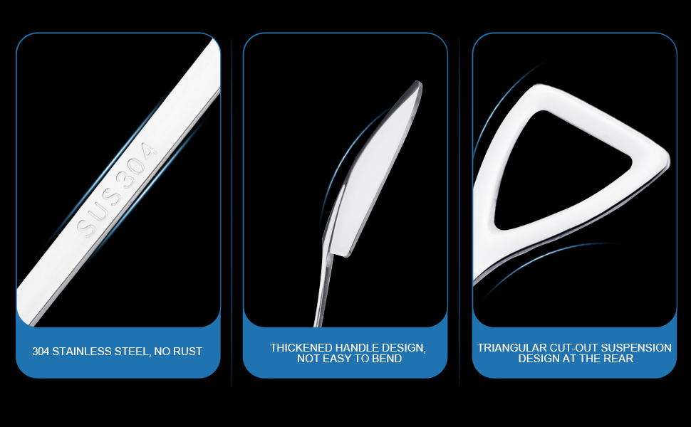 2 Pcs Ice Cream Shovel Set - Funny Loving Gift (Birthday/Holiday Gift for Family and Friends), Premium 304 Stainless Steel Dessert Spoons for Eating Ice Cream